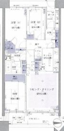 ガーデンフラッグシティ 11階 間取り図