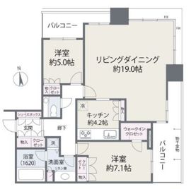 ザ・東京タワーズ ミッドタワー 20階 間取り図
