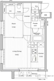 ザ・プレミアムキューブジー大崎 4階 間取り図