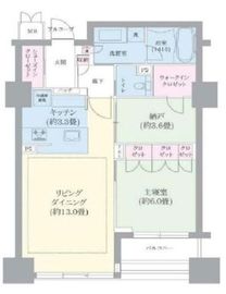 オリゾンマーレ 9階 間取り図