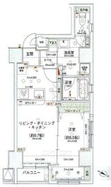 アイディ日本橋水天宮 5階 間取り図