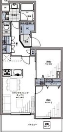 天王洲デュープレックス 12階 間取り図
