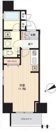 シティインデックス池袋 8階 間取り図