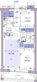 日本橋浜町ダイヤレジデンス 11階 間取り図