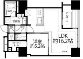 ローレルタワールネ浜松町 14階 間取り図