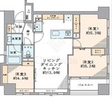 デュオ駒込 6階 間取り図
