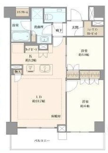 ブリリア目黒青葉台 5階 間取り図