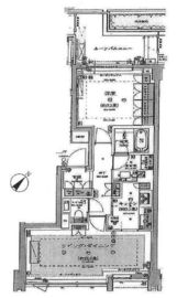 ブリリア駒込染井 5階 間取り図