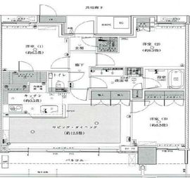パークアクシス渋谷神南 6階 間取り図