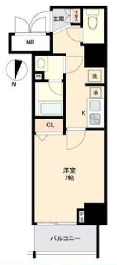 ザ・東京タワーズ ミッドタワー 7階 間取り図