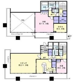 芝パークタワー 24階 間取り図