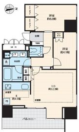 パークハウス阿佐ヶ谷レジデンス 15階 間取り図