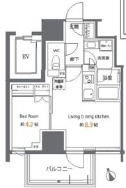 リビオレゾン入船 5階 間取り図