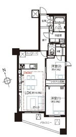 クラッシィハウス浜田山 5階 間取り図