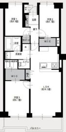 コンシェリア三田 6階 間取り図