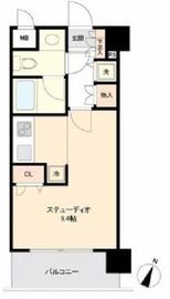 コンフォリア神楽坂DEUX 4階 間取り図