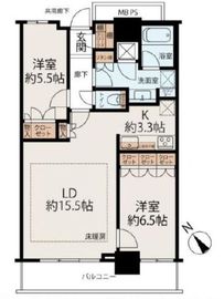 キャナルファーストタワー 5階 間取り図