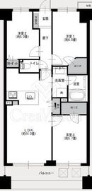 アクス御殿山 11階 間取り図