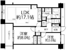 東京シーサウスブランファーレ 5階 間取り図
