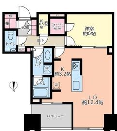 シティタワーズ豊洲ザ・ツイン サウスタワー 46階 間取り図