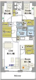 プライマル笹塚 7階 間取り図