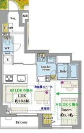 ファミール東京グランリッツ 4階 間取り図