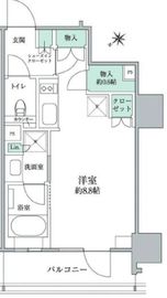 パークリュクス虎ノ門 9階 間取り図