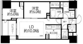 シティタワー銀座東 4階 間取り図