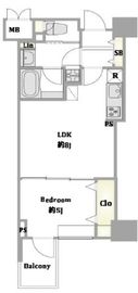 クオリア銀座 7階 間取り図