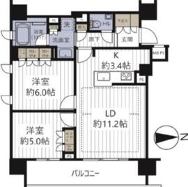 クリオ浅草橋 11階 間取り図