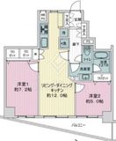 アルカーデン池袋 10階 間取り図