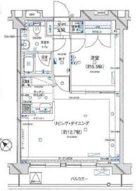 パレステュディオ代々木上原 5階 間取り図