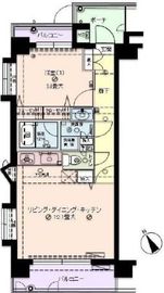 朝日マンション白金通り 3階 間取り図