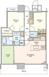 THE TOYOSU TOWER 39階 間取り図