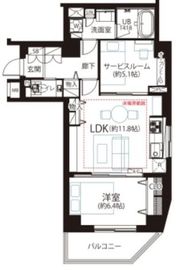 ジェイパーク文京白山 6階 間取り図
