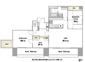 アクシアフォレスタ麻布 10階 間取り図