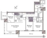 パークホームズ豊洲ザ・レジデンス 12階 間取り図