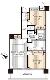ヒルズ目白台 2階 間取り図