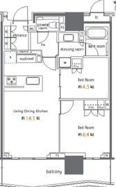 ブランズタワー豊洲 29階 間取り図