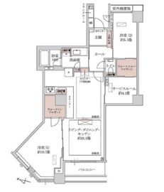 グランドメゾン三軒茶屋の杜 14階 間取り図