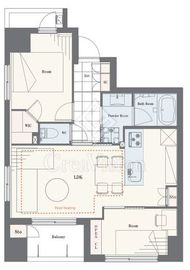本郷パークホームズ 2階 間取り図