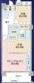 エミネンス高輪台 2階 間取り図