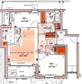 ロイヤルシーズン新宿柏木 1階 間取り図