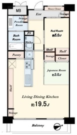 三田ナショナルコート 6階 間取り図