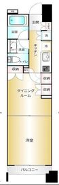 東急ドエルアルス浅草アクトタワー 3階 間取り図