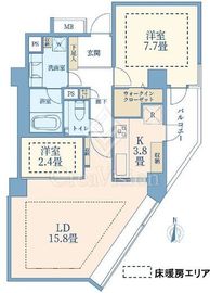 ビュロー平河町 2階 間取り図