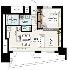 エステムプラザ飯田橋タワーレジデンス 10階 間取り図