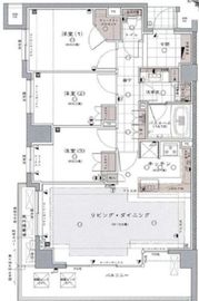 ライオンズ中野南台グリーンゲート 3階 間取り図
