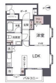 フリーディオ神楽坂 11階 間取り図