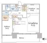 品川イーストシティタワー 14階 間取り図